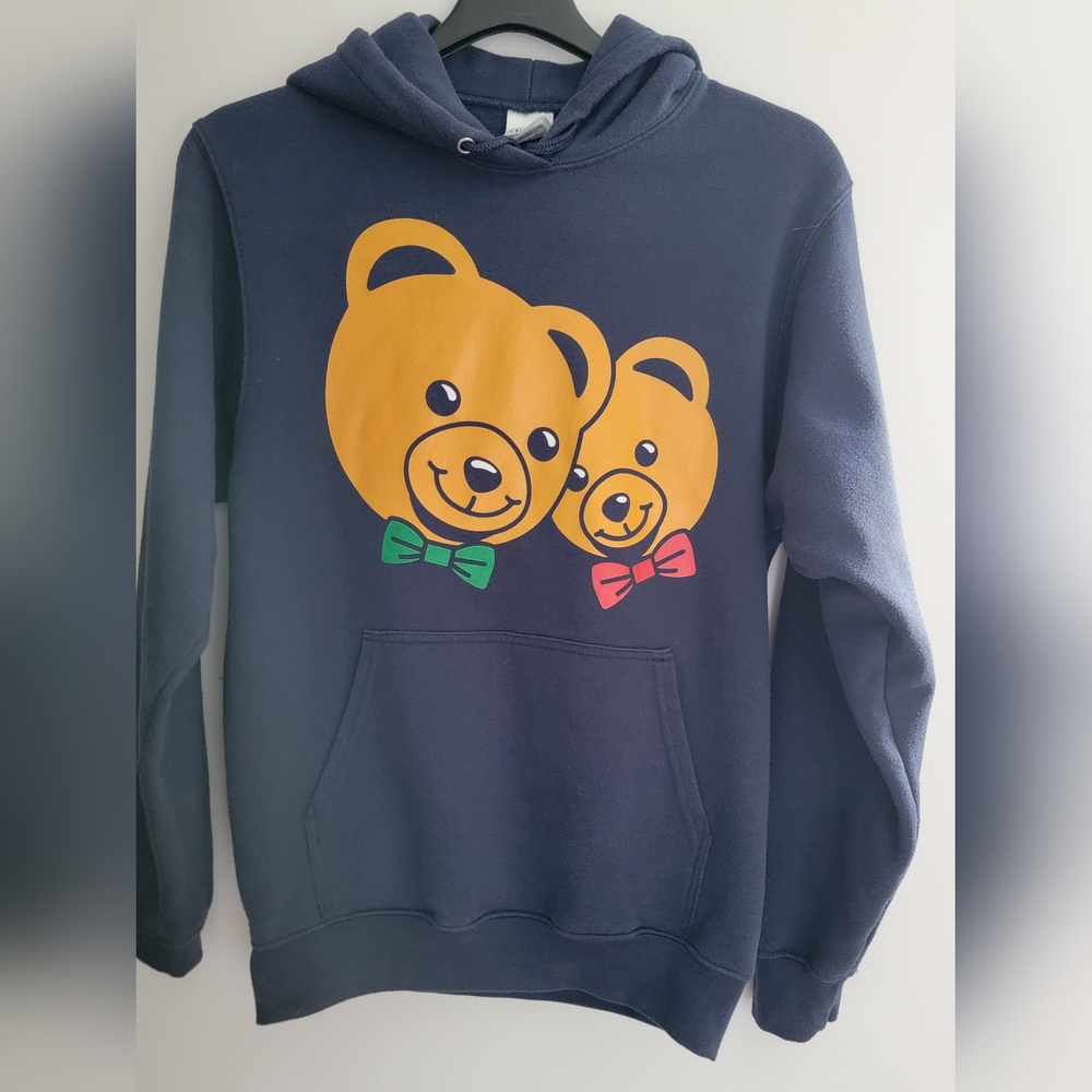 Vintage ATC Authentic T-Shirt Kraft Bears Hoodie Size Small